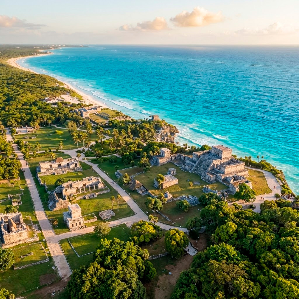 Tulum Ruinas-Playas-Parque del Jaguar